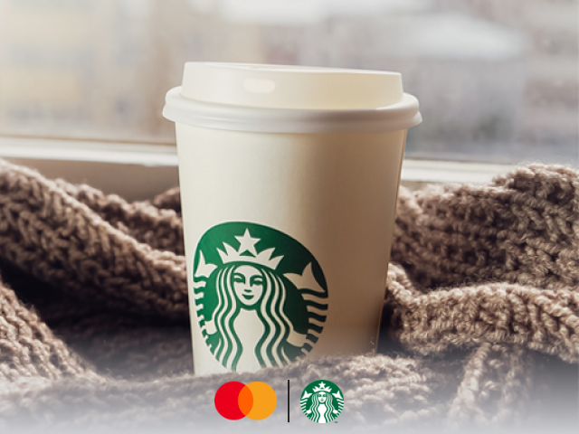 Starbucks’ta Masterpass’le yapacağınız yüklemelere toplam 150 TL hediye!