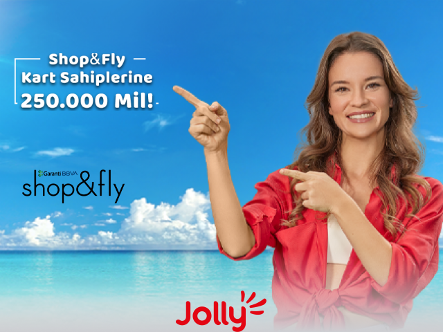 Jolly’de 35.000 TL’ye 250.000 mil ayrıcalığı!